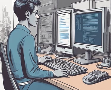 man standing near white wall