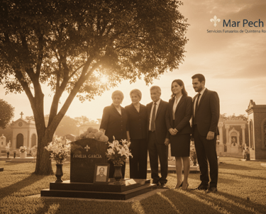 Servicio de inhumación por funeraria Mar Pech