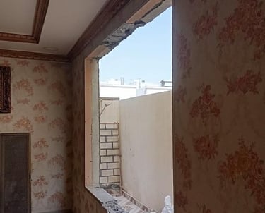 قص جدران في الطايف عامل تكسير بلاط صبه تكسير جدار بالطائف