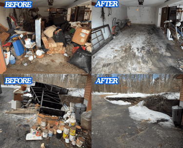 Garage Clean‑Out in Windsor Locks, CT