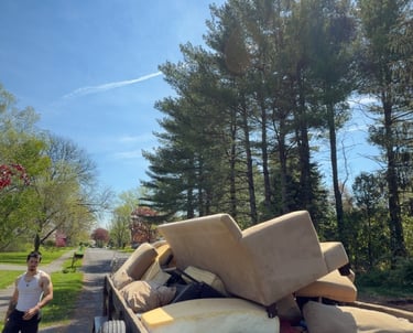 Full service junk removal project completed in Thompsonville CT
