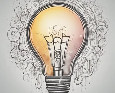 A team brainstorming ideas around a whiteboard in a bright office.