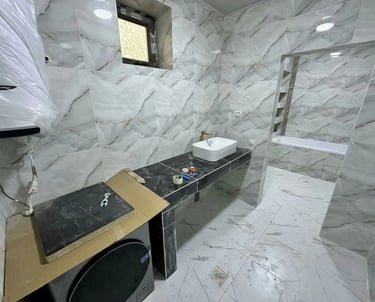 Kupatilo nakon završetka keramičarskih radova