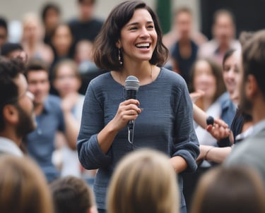A small group gathered in a cozy room, attentively practicing mindful breathing exercises.