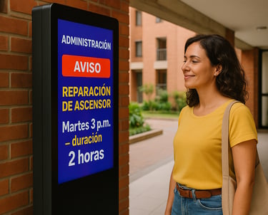 aviso comunidad propiedad horizontal