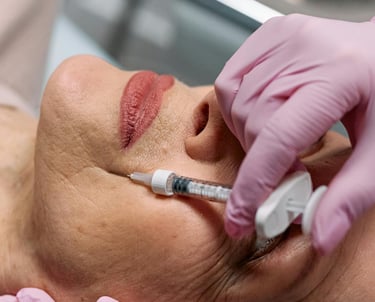 aplicación de tratamiento facial enfocado en obtener resultados naturales y armónicos