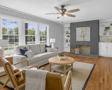 brick ranch greer staging house