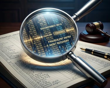 Forensic ledger deep-dive for white-collar crime defense by Harsh Malik Law.