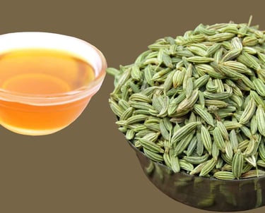 Wellness product Saunf Water (Fennel Seeds Water) prepared via   Distillation Proccess