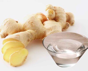 Wellness product Ginger Ark prepared via   Distillation Proccess