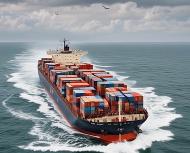 Stacks of insulated boxes packed with fresh salmon for shipping.