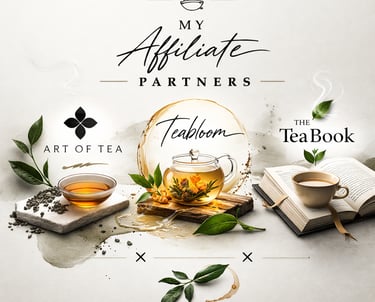 My Affiliate Partners - Art of Tea, Teabloom, The TeaBook