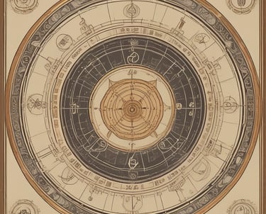 Close-up of a hand with highlighted palm lines and symbols indicating different meanings and life aspects.