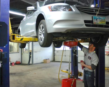 Brake job, oil change, tire rotation, alignment