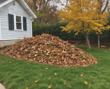 A team carefully dismantling a large wooden shed in a backyard.