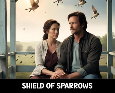 a man and woman sitting on a porch