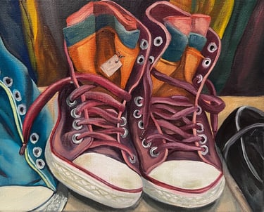 Punky Brewster. Oil on linen. 20 x 25 cm. Sold