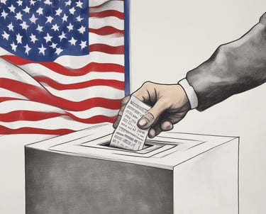 A group of engaged voters discussing local issues.