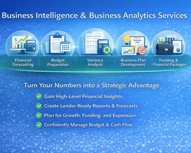 DNM Accounting services. Business Intelligence and Analytics