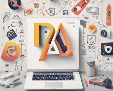 A sleek, minimal website layout with soft sakura blossoms in the background.