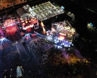 a concert performance at a concert