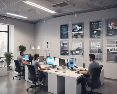 A sleek laptop screen showing a fast-loading, well-organized website dashboard.