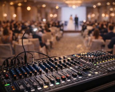 ceremonia civil de boda con sonido de Solmedia Eventos