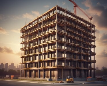 A close-up view of a tall telecommunications tower equipped with numerous satellite dishes and antennas arranged in circular tiers. The structure is metallic and industrial in design, showing intricate technical components.