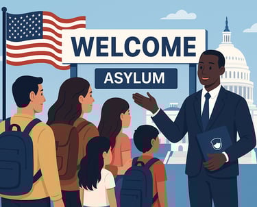 Estados Unidos recibiendo inmigrantes por Asilo