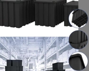 Cajones Industriales Apilables