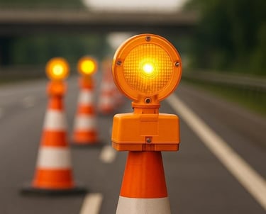 Balizas señalización vial