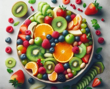 Salada de Frutas Refrescante da Anittinha da VidaFit&Receitas  Junte-se à Anittinha em uma jornada d