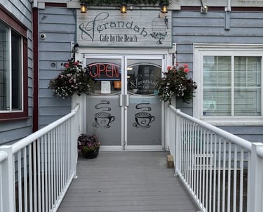 Verandah Cafe by the beach in White Rock, TWC Financial Client