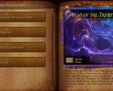 Seat of the Triumvirate, wow, midnight, wowprimer, midnight mythic season1