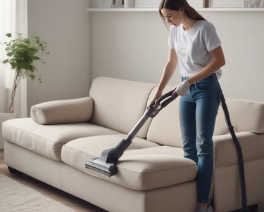 A custom bright green vintage truck is parked in front of a building with a sign advertising upholstery and accessories. The truck features a sleek, modified design with a prominent front grille and modern wheels. The background includes signage for window tint services and other automotive customizations.
