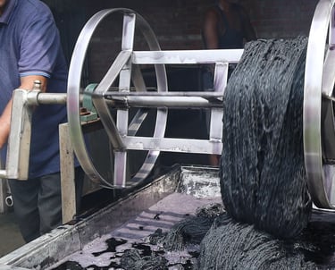 Hank Dyeing Process of Wool Yarn