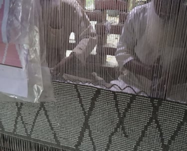 Handknotted Rug Production Loom