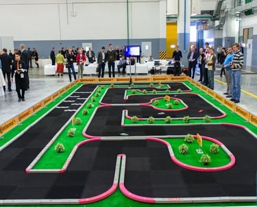 Pista de carreras de radio control para eventos corporativos
