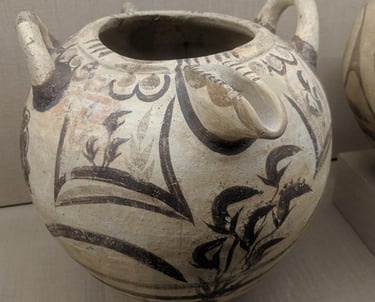 Pottery in the Thera archeological Museum