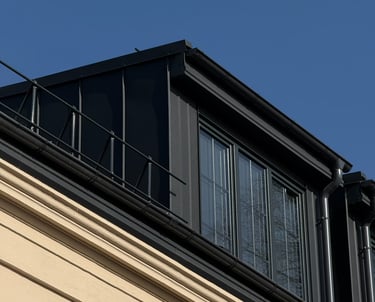 Individualūs skardos lankstiniai stogui ir fasadui Vilnius