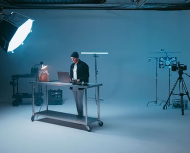Shooting for a Brand Video at our contrast studios