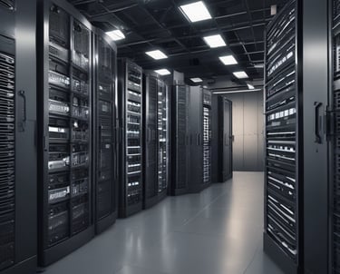 a close up of a computer motherboard with wires