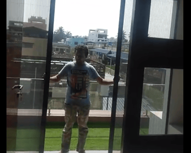 Sliding Mosquito Net Door for Balcony