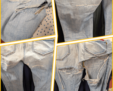 Kaputte Hose
