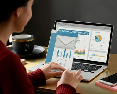 Verve Phoenix professional designing email marketing campaigns with segmentation and performance data.