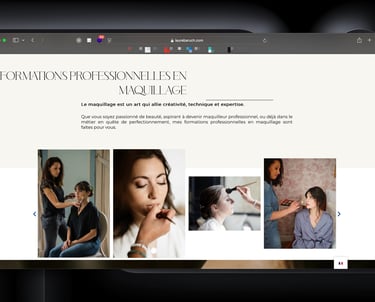 landing page Laure Baruch