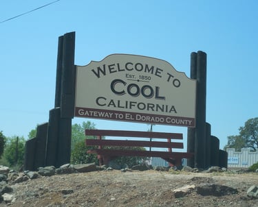Picture of Welcome to Cool California sign