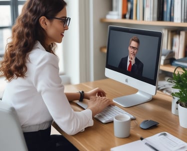 A serene landscape with a person meditating in nature, symbolizing wellbeing.