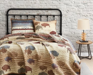 Home on the Range Reversible Quilt Set