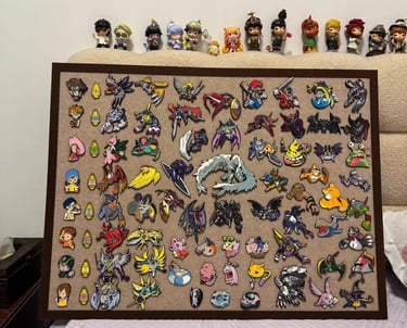 High-quality custom enamel pins produced by a professional enamel pin manufacturer for small businesses